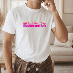 Camiseta Slogan Irônico Dia dos Pais Humor do Primeiro Dia