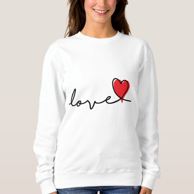 Camiseta Slogan love. Hartjes, hartje. Valentijnsdag. (Frente)
