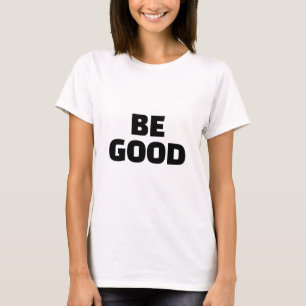 Camiseta Slogan Monocromático SEJA BOM