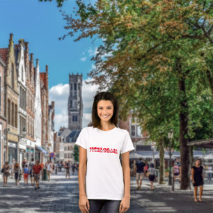 Camiseta Slogan vermelho divertido para jogador de piclebal