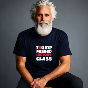 Camiseta Slogan vermelho negro do protesto anti-trump