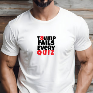 Camiseta Slogan vermelho negro do protesto anti-trump