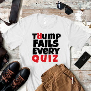 Camiseta Slogan vermelho negro do protesto anti-trump