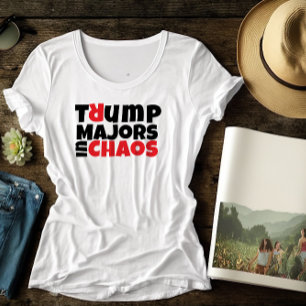 Camiseta Slogan vermelho negro do protesto anti-trump