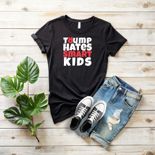 Camiseta Slogan vermelho negro do protesto anti-trump