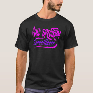 Camiseta Slogans de Vigilância Cita Ditos Legal Brancos