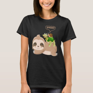 Camiseta Slol Turtle Sail Piggyback Lazy Sloth S Hirt