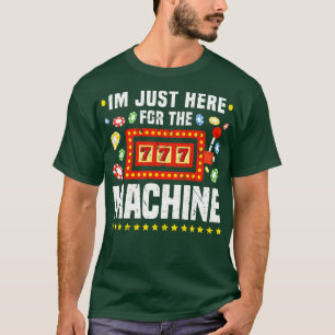 Camiseta Slot Machine Gambling Lover Engraçado Casino