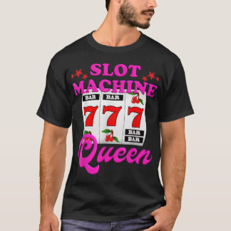 Camiseta Slot Machine Queen Casino Las Vegas Gambling Casin
