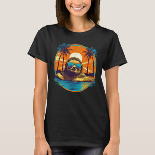 Camiseta Sloth Animal Men Miúdas 11