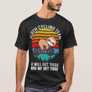 Camiseta sloth bike sloth bike riding cycling team