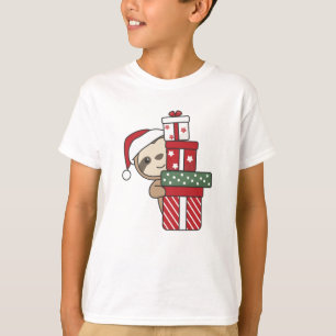 Camiseta Sloth Christmas Gift Winter loths
