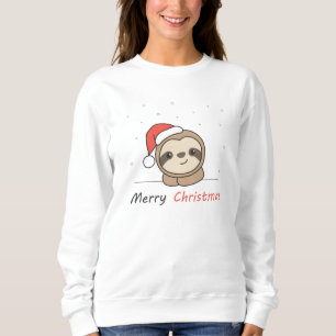 Camiseta Sloth Christmas Snow Winter Animals Sloths