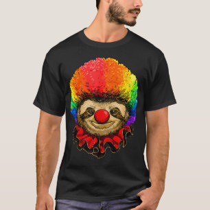 Camiseta Sloth Clowe Wildlife Sloth Forest Circus Animal