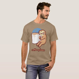 Camiseta Sloth Coffee Please