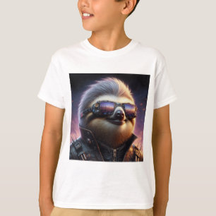 Camiseta Sloth Cyberpunk