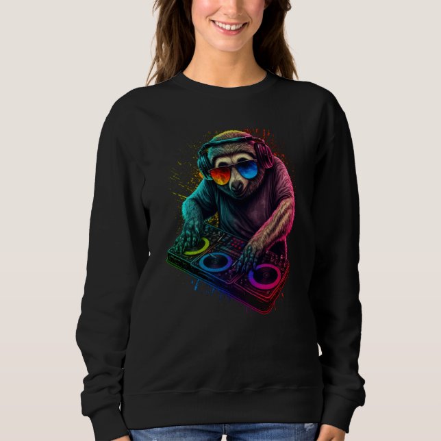 Camiseta Sloth DJ  1 (Frente)