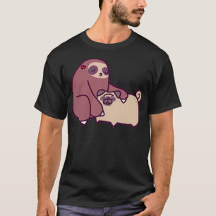 Camiseta Sloth e Pug