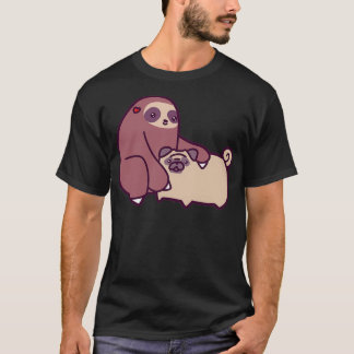 Camiseta Sloth e Pug