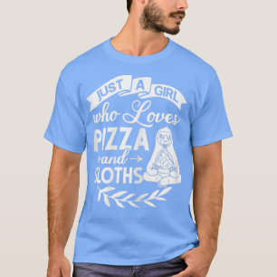 Camiseta Sloth Eating Pizza Delivery Pizzeria Italiana5202