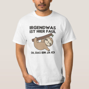 Camiseta Sloth Engraçado Dizendo Lama Relaxada