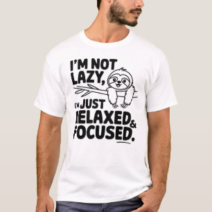 Camiseta Sloth, eu não sou preguiçoso