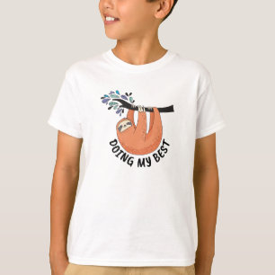 Camiseta Sloth fazendo o meu melhor