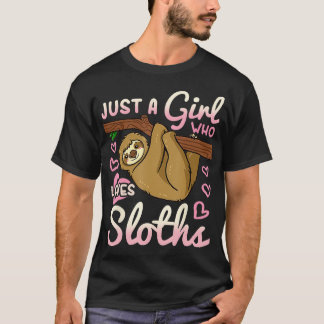 Camiseta Sloth Girl TSirt