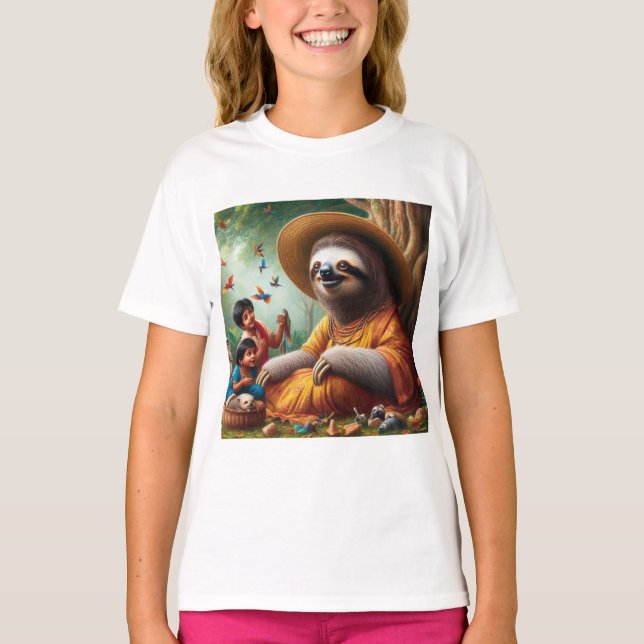 Camiseta Sloth Grandma (Frente)