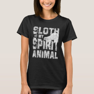 Camiseta Sloth Is My Spirit Animal Great Drinking