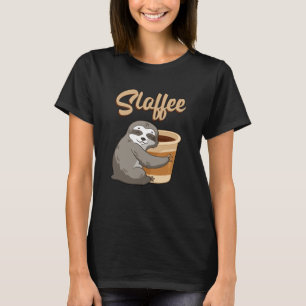 Camiseta Sloth Lazy Sloths Sloffee Dormindo Engraçada Ideia