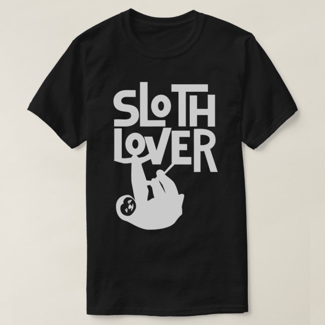 Camiseta Sloth Lover Lpreguiçoso  (Frente do Design)