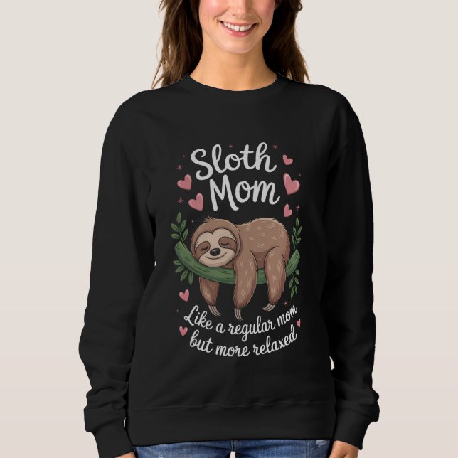 Camiseta Sloth Mãe Engraçado Sloth (Frente)