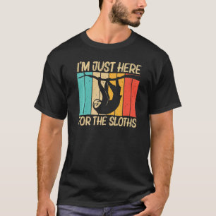 Camiseta Sloth Para Homens Preguiçosos Animais