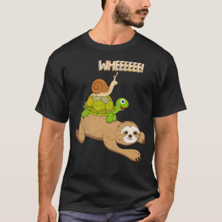 Camiseta Sloth Pictures Turtle Decor Snail