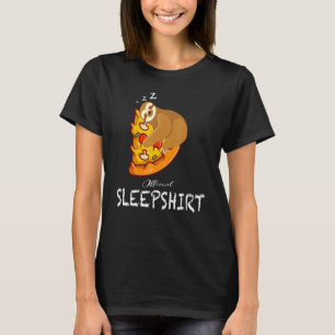 Camiseta Sloth Pizza Sleep Funny Official World Sleep Day