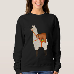 Camiseta Sloth Riding Lama