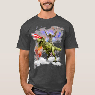 Camiseta Sloth Riding TRex Dinosaur