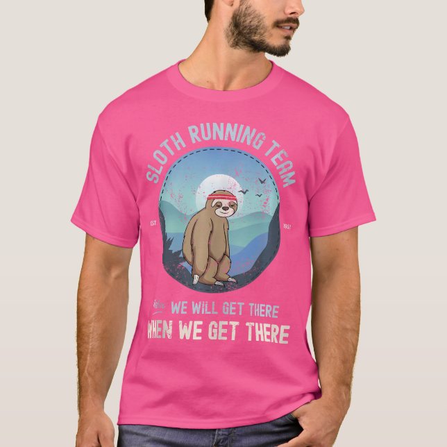 Camiseta Sloth Running Sloth Running Team (Frente)