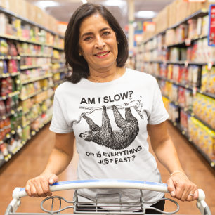 Camiseta Sloth, sou lento?