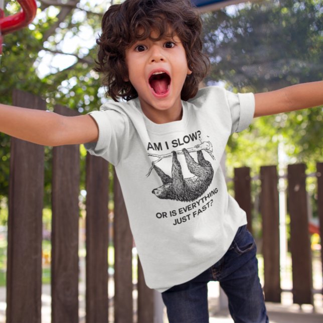 Camiseta Sloth, sou lento? (Criador carregado)