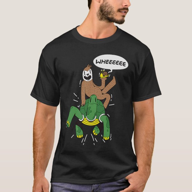 Camiseta Sloth Turtle Snail (Frente)