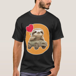 Camiseta Sloth with Car