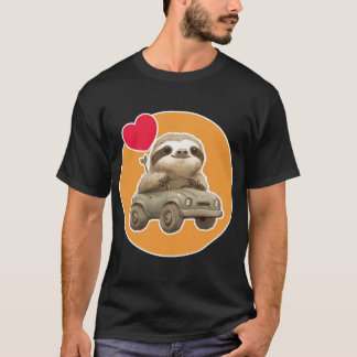 Camiseta Sloth with Car