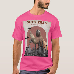 Camiseta Slothzilla Sloth Giant Parody