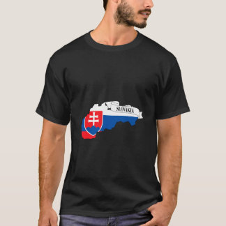 Camiseta slovakia flag map