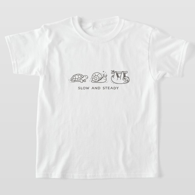 Camiseta Slow and Steady Kids (Postura )