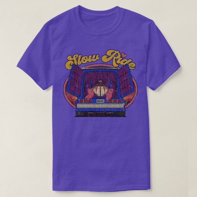 Camiseta Slow Ride Boogie Van 1975 (Frente do Design)
