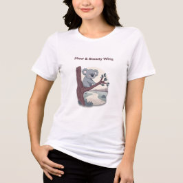 Camiseta **"Slow & Steady Wins – Motivational Cute Koala "*