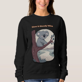 Camiseta **"Slow & Steady Wins – Motivational Cute Koala "*